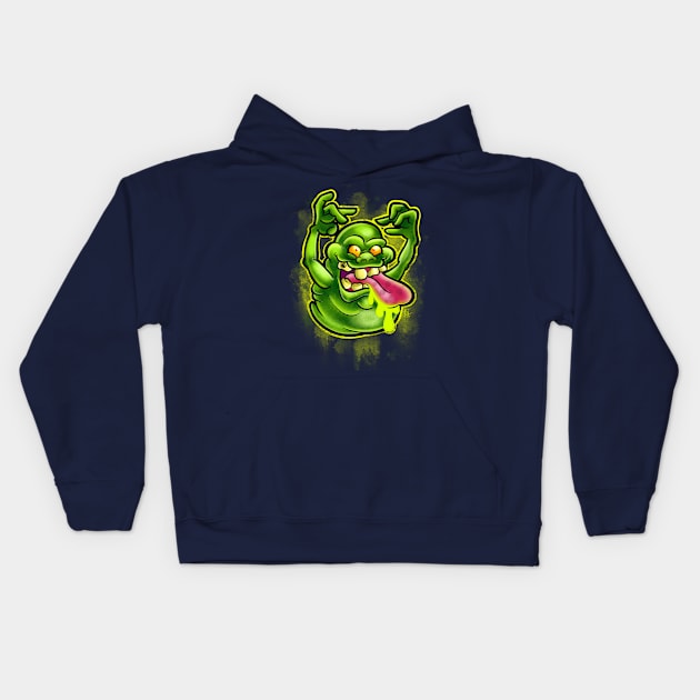 Slime'd Kids Hoodie by InkyMcStapleface